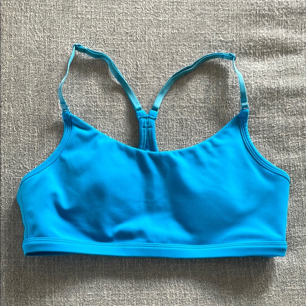 P'tula Blue Racerback Sports Bra